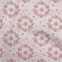 Onuone svilena tabby lagana ružičasta akvaretna pločica cvjetna opterećenja priključaka ispisuju šivanje