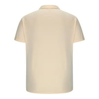 Polo majice za muškarce, muški patentni polo majice kratki rukav casual slim fit atletski tenis Golf