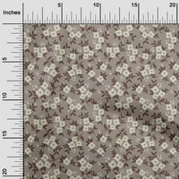Onuone svilena tabby tawny smeđa tkanina cvjetna šivaća tkanina od dvorišnog tiskanog diiy odjeća širine