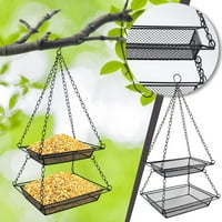Clearsance Outdoor Suspendiran Dvoslojni kavez za ptice Vrt Bird Feeder kavez za ptice