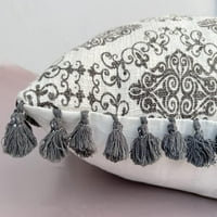 Dekorativni ekstra veliki posteljinski jastuk na poklopcu jastuka CASS HIDDEN Zipper Seoski jastučnica