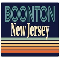 BOONTON New Jersey Frižider Magnet Retro dizajn