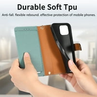 Za Samsung Galaxy A 5G novčanik, PU kožna flip folio futrola sa držačima sa karticama Zipper Pocket