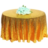 Okrugli stolnjak Sequin Stolcloth Glitter Stolcloth stol za stol za poklopac za rođendan za vjenčanje