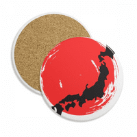 Crna karta Japan Coaster Cup šolje za zaštitu tableta upijajući kamen