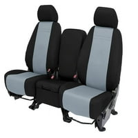Caltrend Prednja kašika Cordura Seat navlake za 2011- Ford Edge - FD387-01CC Crni umetak sa crnom oblogom