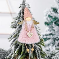 Božićna lutka Predivna djevojka Angel Girl Xmas Tree Viseći ukras Ornament za zabavu