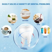 Genkent Nessjetljive trake za izbjeljivanje zuba Kit za izbjeljivanje naljepnica pomaže u uklanjanju