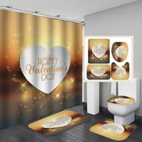 Projekt Retro Aa Tuš-Zavjesni zavjesa-Valentinovo 3D Digitalni ispis tuš za tuš za sidre za zavjese