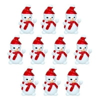 Božićni mini snjegovinski smoli ukrasi Xmas mini snjegović DIY ukras