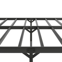Kraljevski metalni platformni krevet sa jedinstvenim uzglavljem - jak i robustan izgradnja, moderni