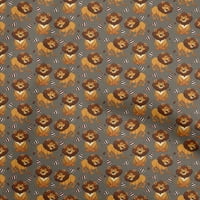 Onuone pamuk poplin tawny smeđa tkanina cirkus šivaći materijal za ispis tkanine uz dvorište široko