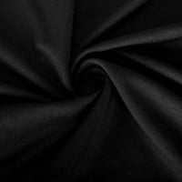 Ljetne haljine haljine za žene u odjeći Skater Fit & Flare bluza crna 3xl