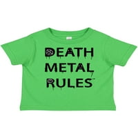 Inktastična smrtna metala pravila bijela majica poklon dječaka malih majica ili majica mališana