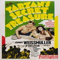 Tarzanovo tajno blago Johnny Weissmuller Johnny Sheffield Maureen O'Sullivan Movie Poster MasterPrint
