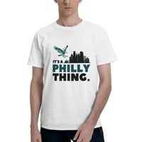 To je stvar Philly Muška majica kratkih rukava bijela 3x-velika