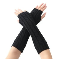 Trendne ženske ležerne čvrste zimske ručne ručne ručne rukavice duge rukavice bez prstiju rukavice