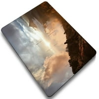 Kaishek Hard Shell Custom poklopca za MacBook Air 13 + crni poklopac tipkovnice A & A1369, bez USB-C