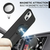 Za Apple iPhone plus 6. Oklop dvostruki sloj metalni stickstand magnetni automobil hibridni udar udar