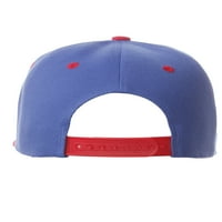 Classic Snapback Hat Custom A do Z Početna slova, Royal Crvena kapa Bijelo crveno slovo Početna s