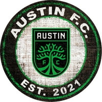 Austin FC 24 '' Ligološki znak Heritage Okrugli znak