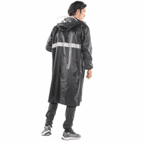 Rush Muška vodootporna kišna jakna s kapuljačom laganom vjetroottom vanjskim vanjskim duginskim kaputom