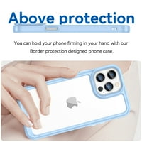 Jiahe Cover Clear za iPhone Pro Case, Slatke žene Girly Shopooffoff Offoff Off Off Hard Soft futrola