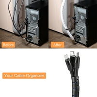 Jedinstvena ponuda Fleksibilna spiralna cijev kablovska žica zamotavanje računara Upravljanje kablnim