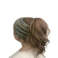 Carolilly Womenska zimska pletena traka za glavu u boji tot crochet turban uho toplije