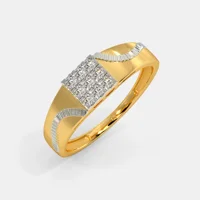 INDIA bezvremenska sjaj: Dijamantni prsten adwait u 18KT žutom zlatnom prstenu za žene