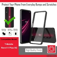 Capsule Case kompatibilan sa T-Mobile Revvl V + 5G [Cute Fusion Hybrid Design Heavy Duty Slim Soft Grip