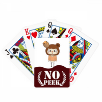 Životinjski medvjed smeđe prirode HY UU PEEK poker igračke kartice Privatna igra