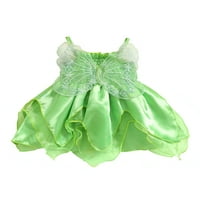 Djeca dječja djevojka princeza haljina bez rukava Halloween cosplay party haljina zelena bajka kostim