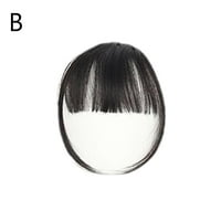 Žene 3D mini topper za kosu za kosu za šišanje TOPPER perike Fringe Fringe dekor P0Y0