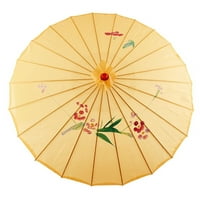 Ustorage Translucent kišobran od svilene krpe Žene Drevni ples antički ulje kišobran