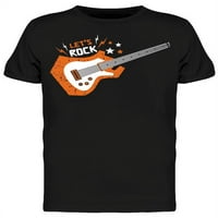 Letds Rock Electric gitara majica za muškarce -Mage by shutterstock, muški medij