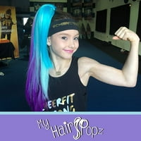Moja kosa POPZ Šareni isječak za djecu - Rainbow jednorog Dodatna oprema za kosu za djevojke