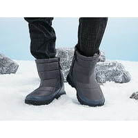 Daeful Womens čizme Lug jedini zimski snijeg čizme Mid Calf planinarske čizme Izolirani klizanje na