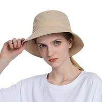 Ženska šešica široka zaštita od ruba na plaži na šeširu Podesivi kašit ljetni šeširi kašike kape za