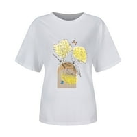 Clearsance Prodaja Jeftini vrhovi za žene Žene Cvjetni tiskani šumovi od majica