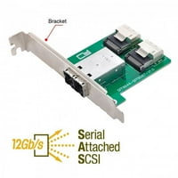 Dual ports Mini SAS HD SFF - na interni mini SAS SFF-PCBA ženski adapter sa niskim nosačem profila