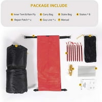Ultralight TENT ruksak šator za samohrane kampiranje, vanjsko prihvatilište za kampiranje, savršeno