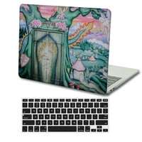 Kaishek zaštitna futrola Kompatibilna macBook Air 13 + crni poklopac tastature A.1369, bez USB-C slikanja