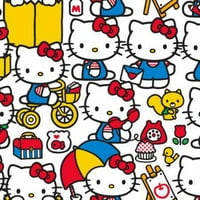 Hello Kitty na igranju pamučne tkanine