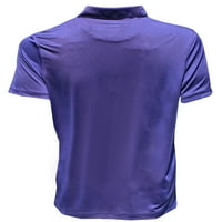 Glava Sportska odjeća za muškarce Solid Performance Polo Golf košulja, mali Eve Plavi ocean -