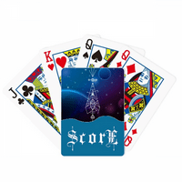 Starry Sky Totem Geometry Alien Score Poker igračka karta Inde