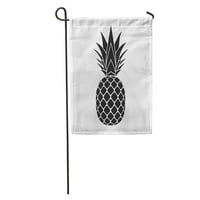 Ananas list tropski tropski voćni simbol hrane Slatka egzotična okućnica za zastavu Dekorativna zastava