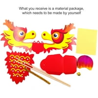 Pnellth set Kids Handchcraft Kit Jednostavno korištenje ručno rađenih kreativnih kineskih festivala