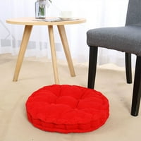 Piccocasa Home ured Corduroy okrugli oblikovani kauč kauč katače jastuk za jastuk crvena