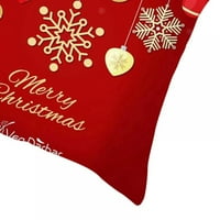 Božićni ukrasi, poklopci božićnih jastuka, božićni odmor plišani bacanje jastuka kauča za kućni dnevni